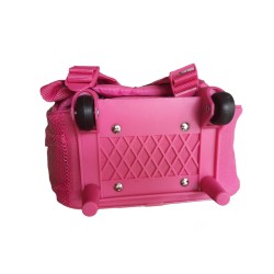 ZAINO ASILO CON TROLLEY PEPPA PIG ROSA RUOTE MANICO ALLUNGABILE