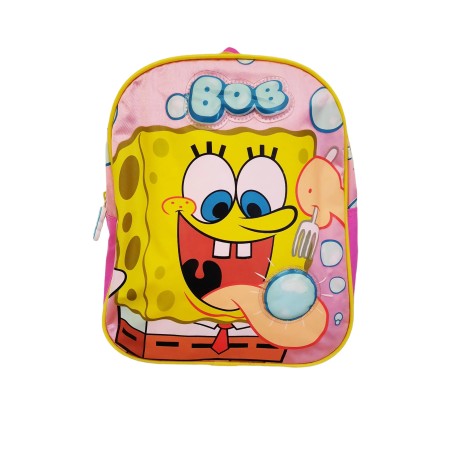 ZAINETTO SPONGEBOB ZAINO BAMBINA ASILO SCUOLA MATERNA TEMPO LIBERO CM 30 CM 30
