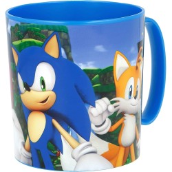 Tazza plastica per microonde Sonic 350ml Mug Bambini Scuola e Tempo libero