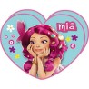 Cuscino Sagomato Cuore Mia and Me 100% Merchandise Ufficiale Disney 55 cm