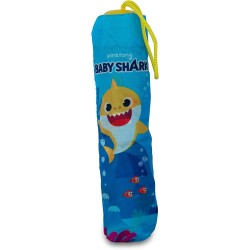 Ombrello Pieghevole Bambina Baby Shark Antivento con Struttura Rinforzata Ombrello Portatile per Borsa, Zaino o Viaggio