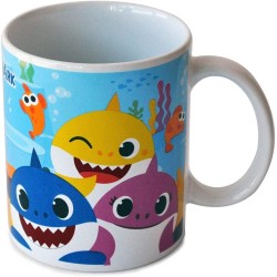 TAZZA CERAMICA BABY SHARK DISNEY MUG COLAZIONE BAMBINI 330 ML SCUOLA E TEMPO LIBERO