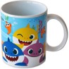 TAZZA CERAMICA BABY SHARK DISNEY MUG COLAZIONE BAMBINI 330 ML SCUOLA E TEMPO LIBERO