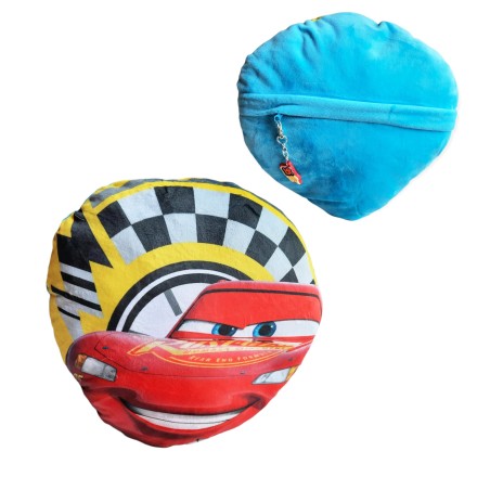 Cuscino arredo Cars Disney 3 Saetta McQuee con tasca 34 x 33 cm