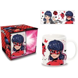 TAZZA CERAMICA MIRACULOUS CON MANICO DISNEY LADY BUGS MUG COLAZIONE 350ML BAMBINA