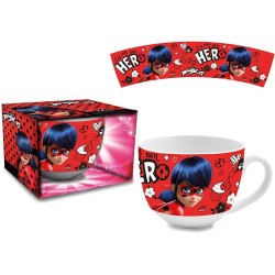 TAZZA TAZZONE CERAMICA MIRACULOUS DISNEY MUG IN CONFEZIONE REGALO LADY BUGS
