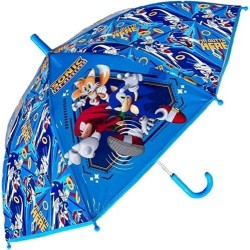 OMBRELLO CON MANICO DISNEY SONIC 8 RAGGI 42 CM BAMBINO