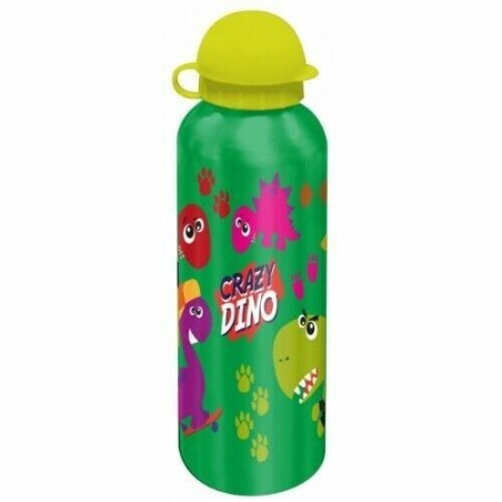 Borraccia Alluminio 500 ml Bambini con Beccuccio – Dinosauro Disney – Scuola, Asilo, Tempo Libero