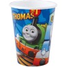 8 BICCHIERI DISNEY TRENINO THOMAS ADDOBBO DECORO TAVOLO TORTA - FESTA PER BAMBINI