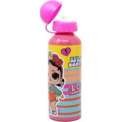 Borraccia LOL Surprise 500 ml Alluminio con Beccuccio e Coperchio – Bottiglia per Bambina, Scuola e Tempo Libero