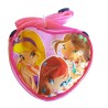 Winx-Confezione Regalo Tracollina Cuore con Portaspiccioli e Elastico Capelli Fiocco Bambina