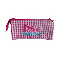 Astuccio Bustina Portacolori 3 Scomparti Dottoressa Pelouche - Scuola 22x12x10 cm