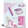 Set Regalo Principesse Disney – Tracolla a Cuore con Accessori Capelli e Make Up per Bambina