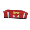 Scatola Contenitore Mickey Mouse in Polistirolo 50 cm Contenitore a Forma di Panciotto con Papillon per Feste e Compleanni