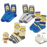 CALZINI ANTISCIVOLO MINIONS 10 ANNI IN COTONE MERCERIZZATO BAMBINI
