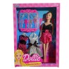 Bambola Dollie Fashion Stylist 30 cm – Bambola alla Moda con 3 Abiti in Paillettes Glitter e Accessori Fashion