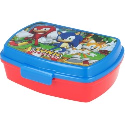 Portamerenda Sonic Lunch Box scatola colazione porta pranzo -merenda Bambini sandwich scuola 17X14X6 cm
