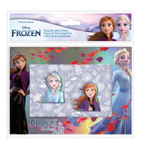 Portafoto Frozen Anna Elsa Cornice 10x15cm Con Adesivi Disney Decorazione Cameretta