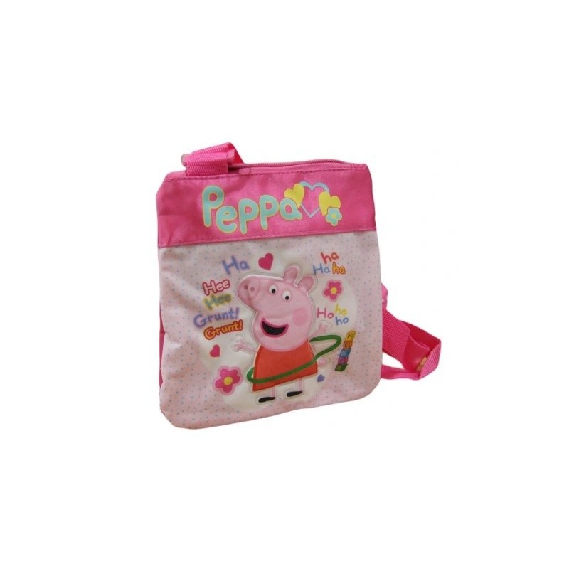 Borsa Passeggio Tracolla Trasversale Peppa PIG Borsetta Bambina 18CM