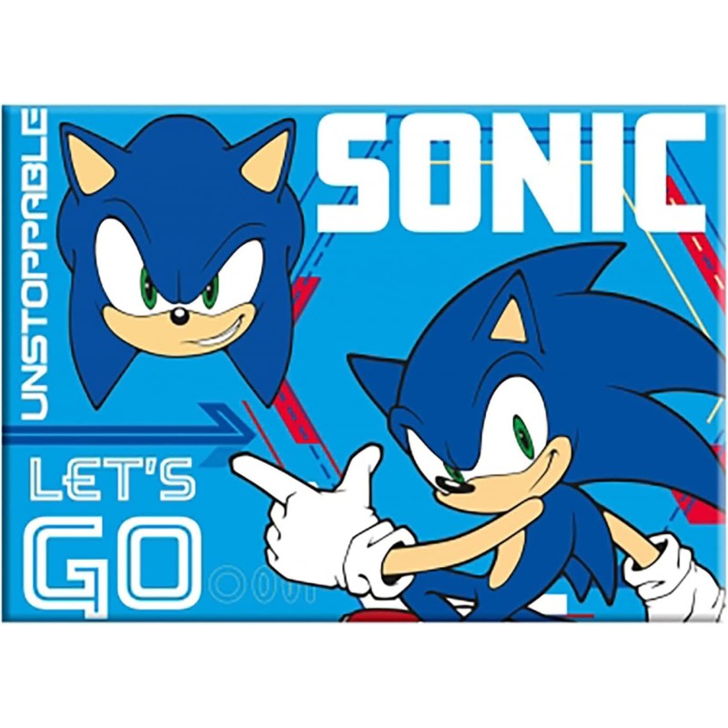 Tovaglietta Sonic in Cotone Lavabile - Ideale per Colazione, Pranzo e Scuola - 46x32 cm