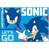 Tovaglietta Sonic in Cotone Lavabile - Ideale per Colazione, Pranzo e Scuola - 46x32 cm