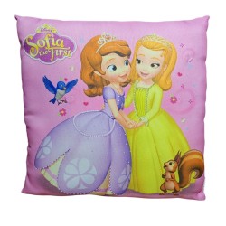 Cuscino Quadrato Principessa Sofia 40 x 40 cm Disney Arredo Cameretta Bambine