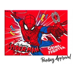Tovaglietta Spiderman Marvel Misto Cotone Lavabile da Colazione e Pranzo - 45x32 cm