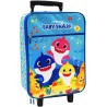 Trolley Morbido Baby Shark per Bambini - Valigia da Viaggio 20 Litri con Manico Telescopico e Tasca Frontale