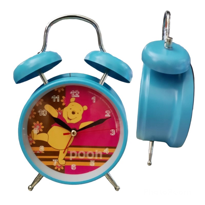 Disney Orologio Sveglia in Metallo Campana Winnie The Pooh cm 18