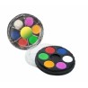 Mini Acquerelli Tondi 6 Colori Ø10 cm – Gadget Festa Compleanno, Regalini per Bambini, Scuola e Tempo Libero