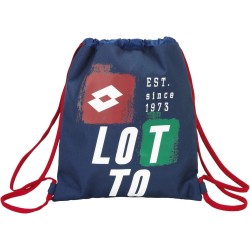 SACCA BORSA ZAINO ZAINETTO UNISEX LOTTO SCUOLA E TEMPO LIBERO
