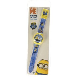 Orologio Digitale Minions per Bambini – Orologio da Polso Cattivissimo Me con Cinturino in Gomma – Idea Regalo
