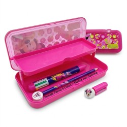 Astuccio Scuola 2 Piani Organizzato Disney Minnie – Con Cancelleria Inclusa