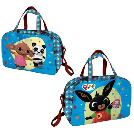 Borsone Bambini Bing il Coniglietto – Borsa Viaggio/Palestra con Manici e Tracolla Regolabile 39x26 cm