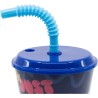 Bicchiere con Cannuccia Lilo & Stitch Disney – Capacità 430 ml – Design Tropicale