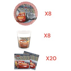 Coordinato per Feste Compleanno Cars Disney Kit Party Bambini Festa e Party