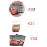 Coordinato per Feste Compleanno Cars Disney Kit Party Bambini Festa e Party