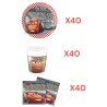 Coordinato per Feste Compleanno Cars Disney Kit Party Bambini Festa e Party