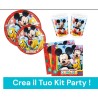 Coordinato per Feste Compleanno Mickey Mouse Clubr Kit Party Topolino Festa e Party