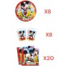 Coordinato per Feste Compleanno Mickey Mouse Clubr Kit Party Topolino Festa e Party