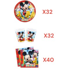 Coordinato per Feste Compleanno Mickey Mouse Clubr Kit Party Topolino Festa e Party