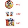 Coordinato per Feste Compleanno Mickey Mouse Clubr Kit Party Topolino Festa e Party