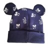 Cappello Invernale con Orecchie Mickey Mouse Baby Disney – Taglia 50 – Morbido Acrilico Bambino