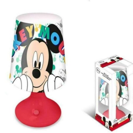 Mini Lampada Topolino Disney LED – Luce Notturna da Comodino Portatile per Bambini, Senza Fili, Prodotto Originale