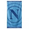 Telo Mare SSC Napoli Ufficiale in Spugna di Cotone – Azzurro Logo Club (90x170 cm)