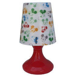 Mini Lampada Topolino Disney LED – Luce Notturna da Comodino Portatile per Bambini, Senza Fili, Prodotto Originale