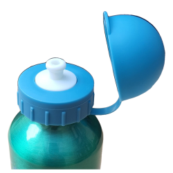 BORRACCIA IN ALLUMINIO FROZEN II DISNEY ELSA ANNA CON BECCUCCIO E COPERCHIO 500 ML BAMBINA