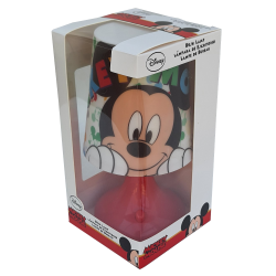 Mini Lampada Topolino Disney LED – Luce Notturna da Comodino Portatile per Bambini, Senza Fili, Prodotto Originale