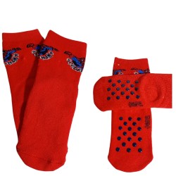 Calzini Antiscivolo Spiderman Marvel in Caldo Cotone Bambino Taglia 23-26 | Calze Sicure e Comfort
