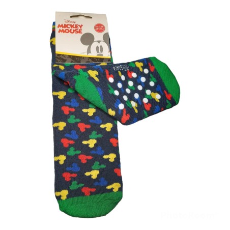 Calzini Antiscivolo Disney Topolino Mickey Mouse in Caldo Cotone Taglia 27-30 – Bambini